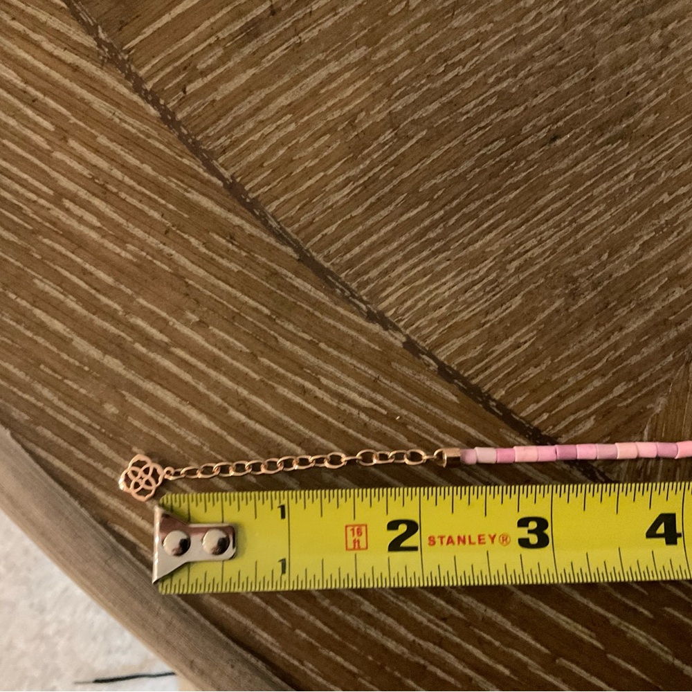 Kendra Scott Pink Necklace with Natural Stone Pendant - Picture 5 of 5